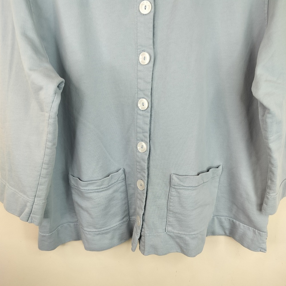 Fresh Produce Button Up Jacket XL Womens 100% Cotton Casual Coastal USA - Picture 3 of 9